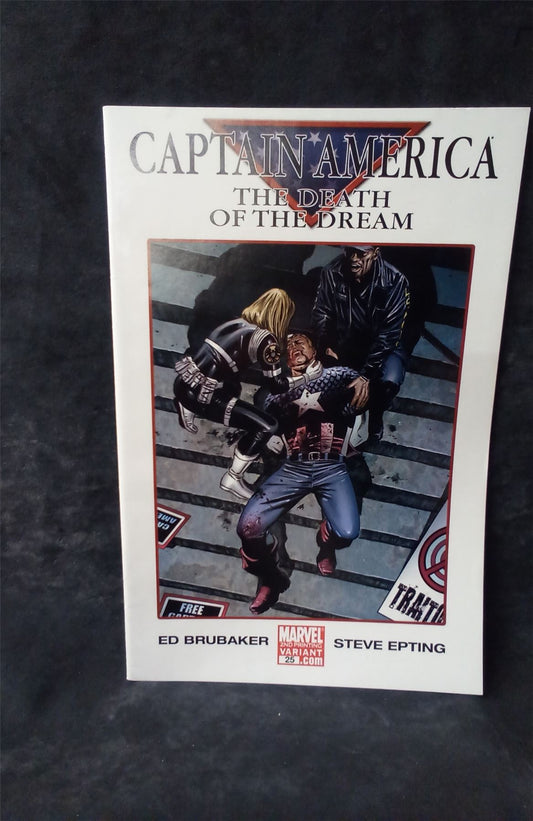 Captain America #25 2nd Printing Variant 2007 marvel Comic Book