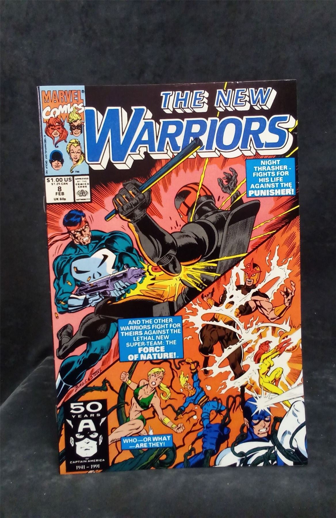 The New Warriors #8 1991 Marvel Comics Comic Book