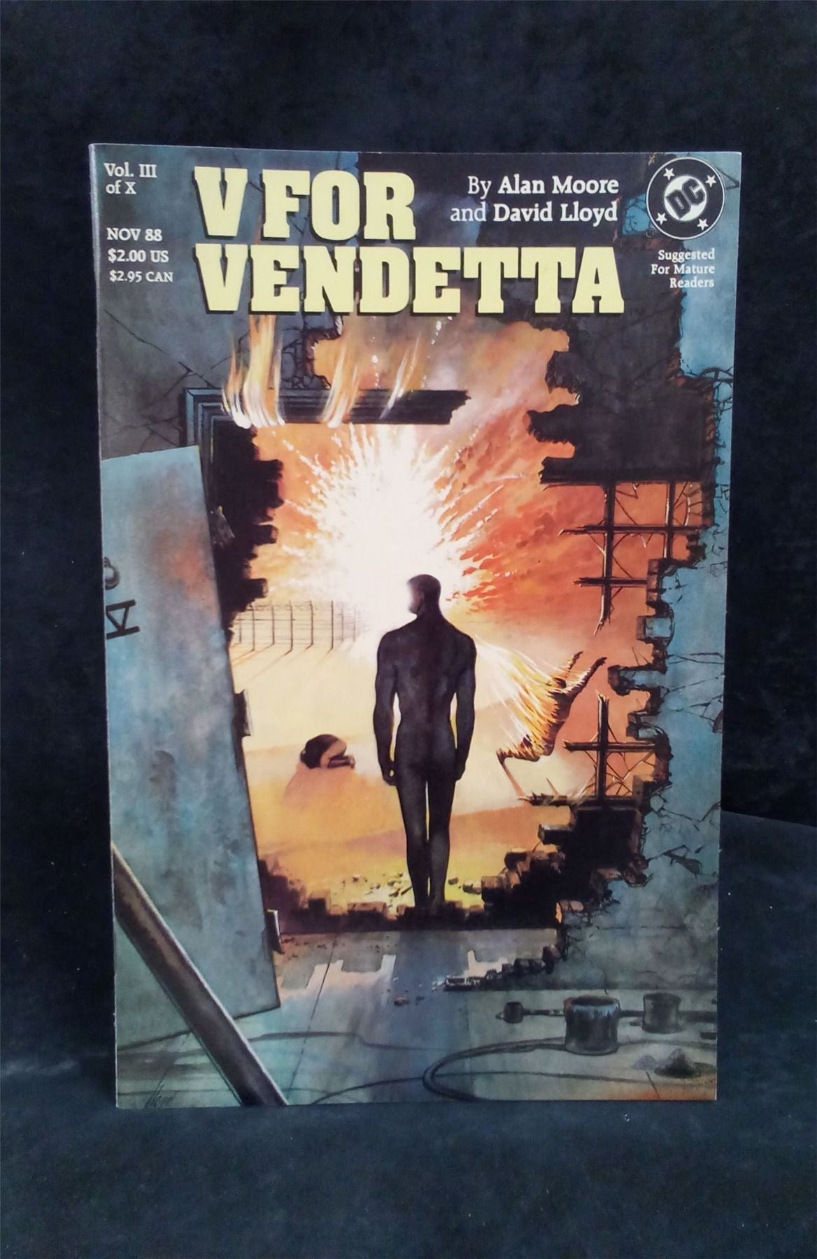 V for Vendetta #3 1988 DC Comics Comic Book