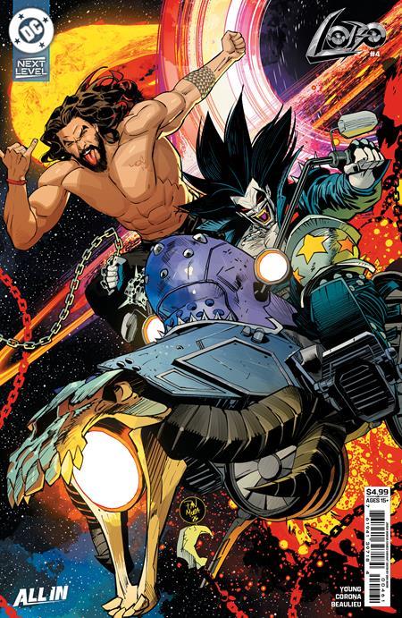 Lobo #4 Cvr F Dan Mora Jason Momoa Cameo Card Stock Var DC Comics Comic Book