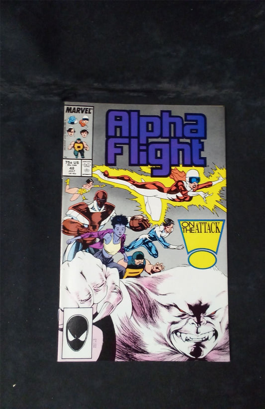 Alpha Flight #48 Direct Edition 1987 marvel Comic Book