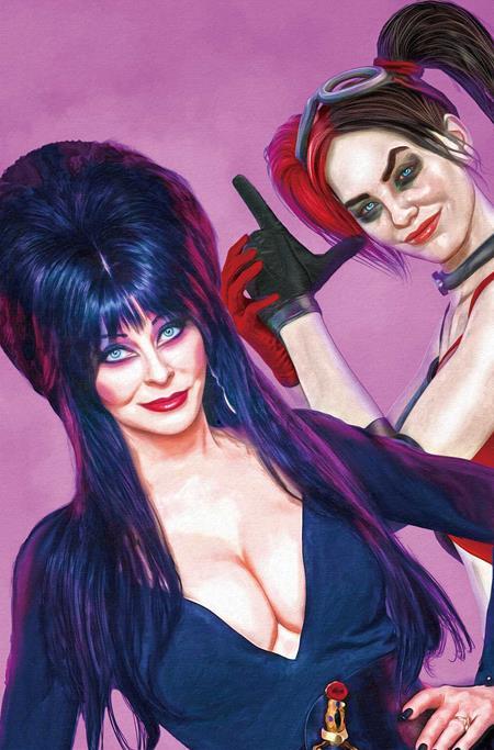 Harley Quinn X Elvira #1 Cvr Za Inc 1:15 Mark Spears Pink Virgin Foc Bonus Var DYNAMITE Entertainment Comic Book