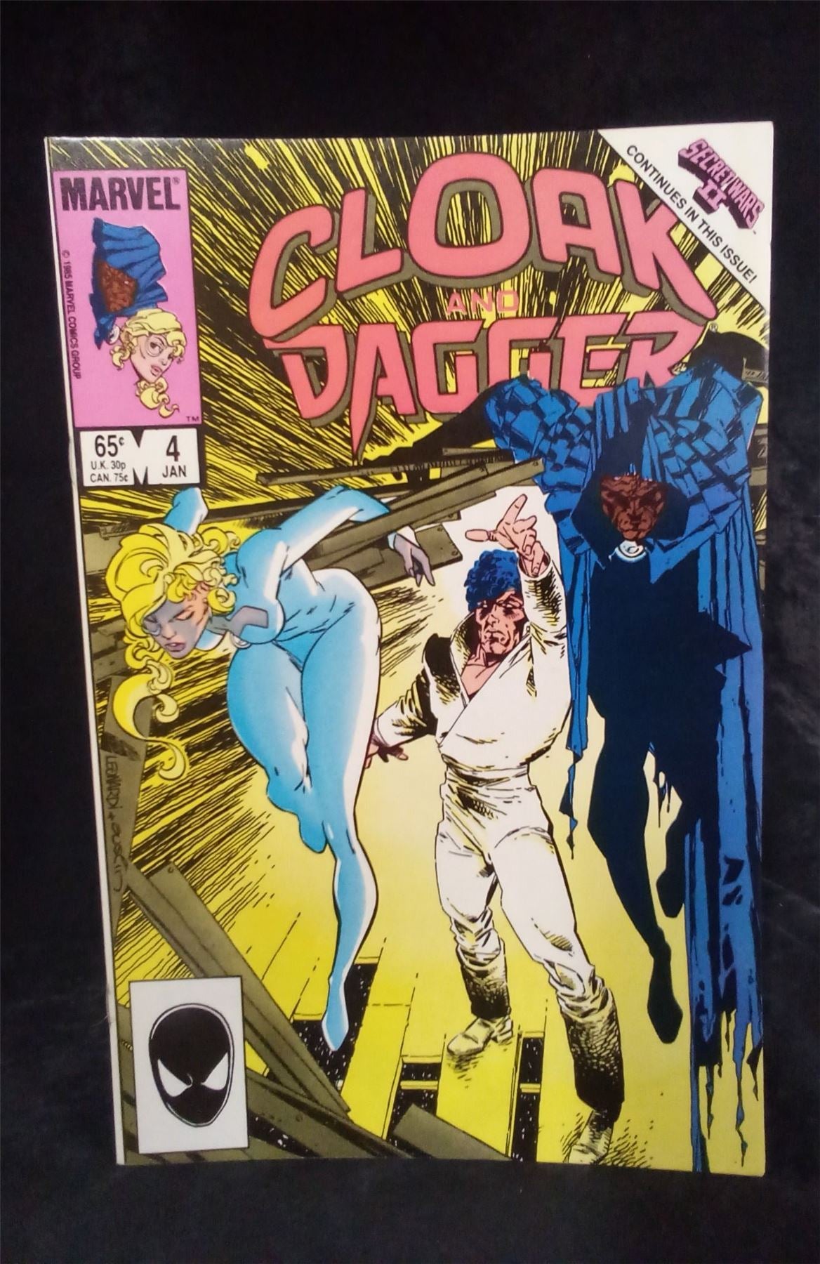 Cloak and Dagger #4 1986 Marvel Comics Comic Book