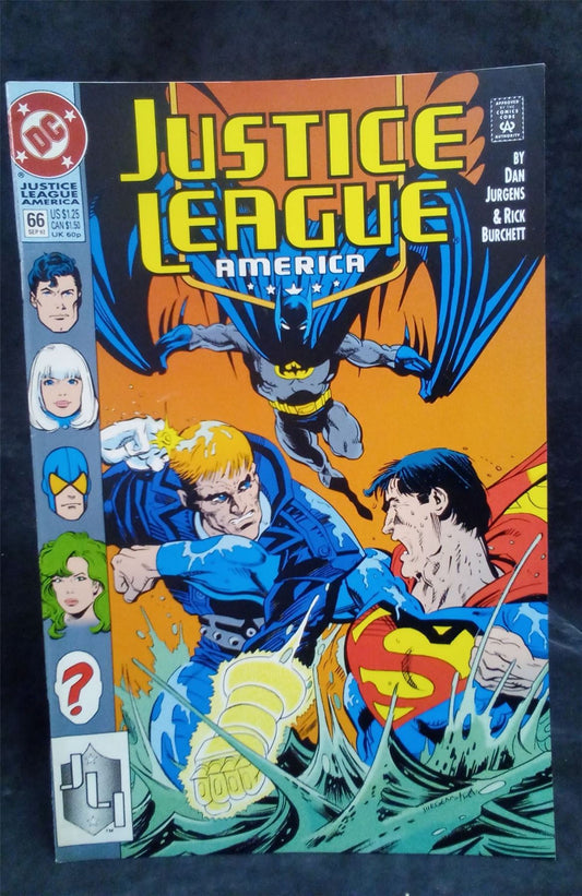 Justice League America #66 1992 DC Comics Comic Book