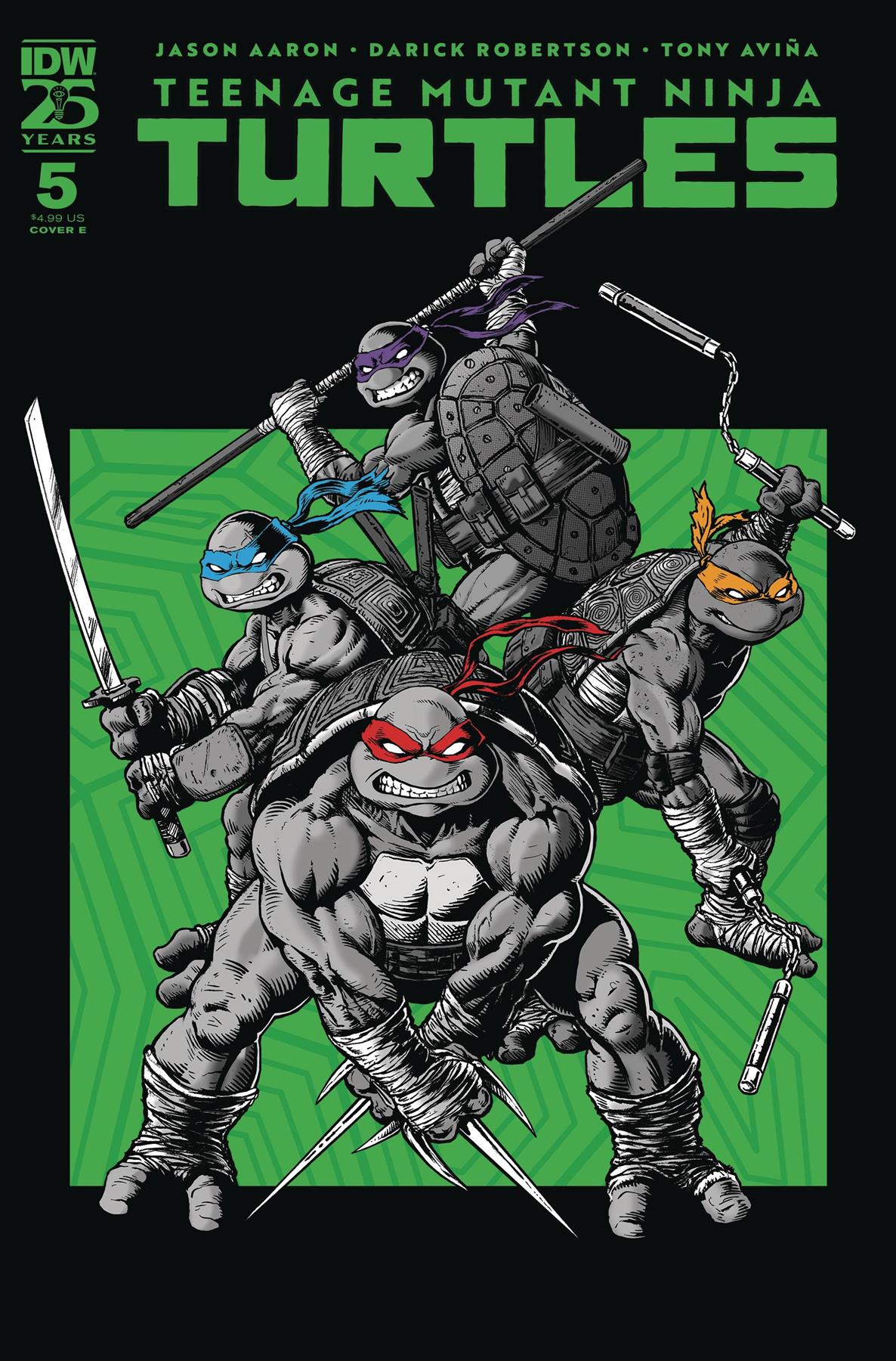 Teenage Mutant Ninja Turtles 2024 #5 Cvr E Robertson Idw-prh Comic Book