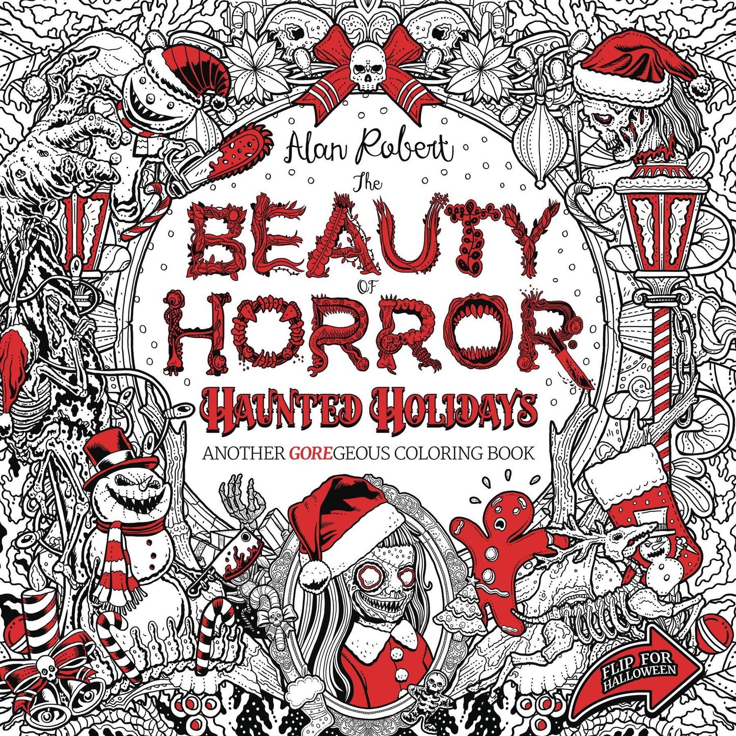 Beauty Of Horror Haunted Holidays Coloring Book Sc (mr) Idw-prh Comic Book