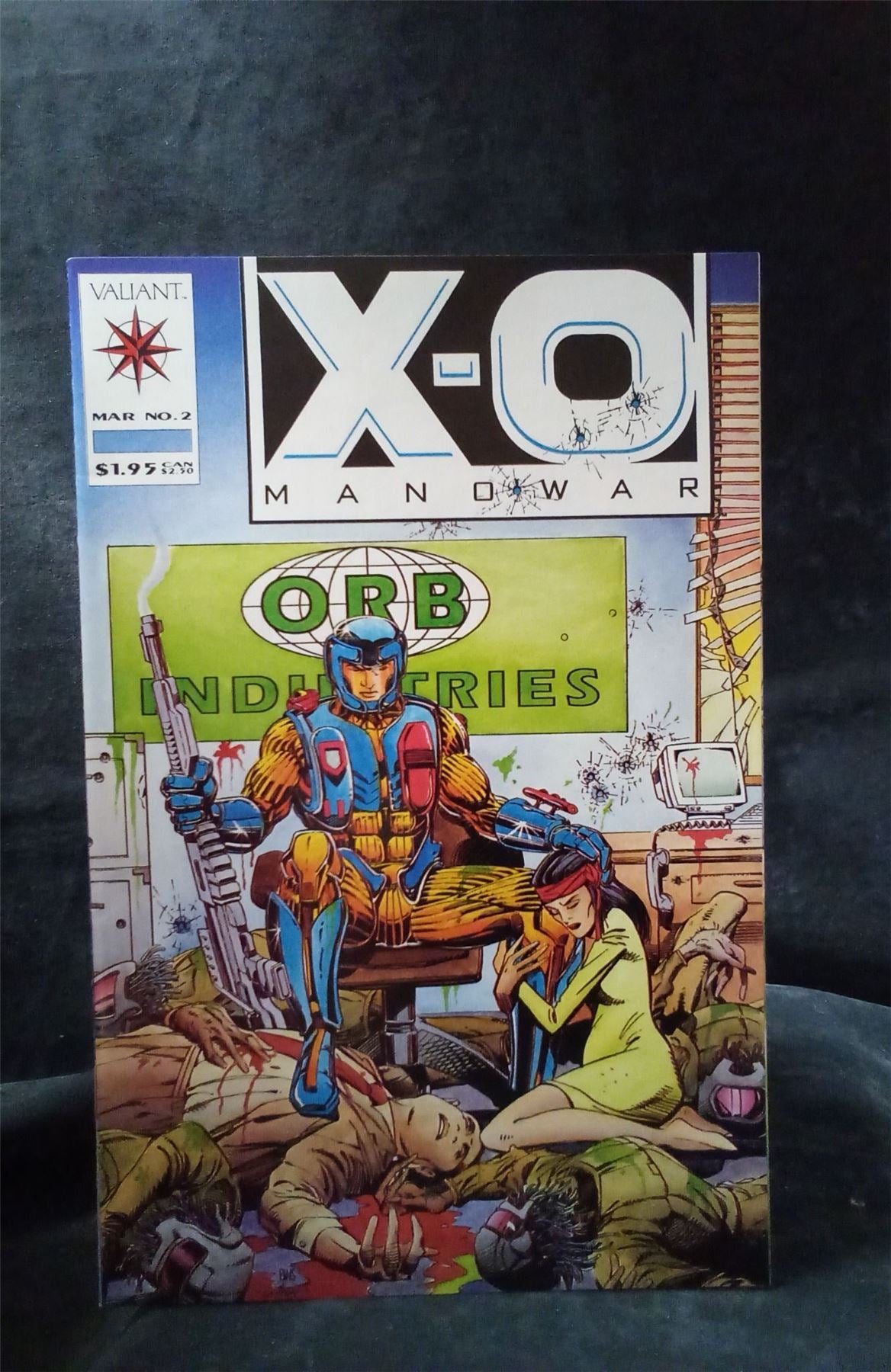 X-O Manowar #2 1992 valiant Comic Book