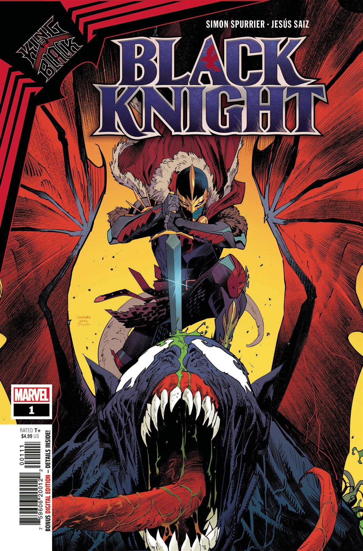 King In Black Black Knight #1 Marvel Comics Comic Book