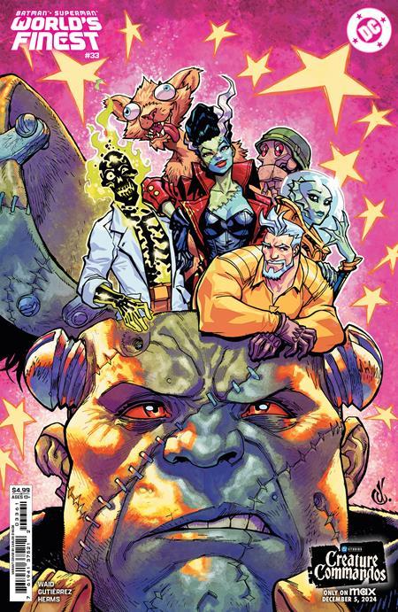 Batman Superman Worlds Finest #33 Cvr D Carlos Danda Creature Commandos Card Stock Var DC Comics Comic Book