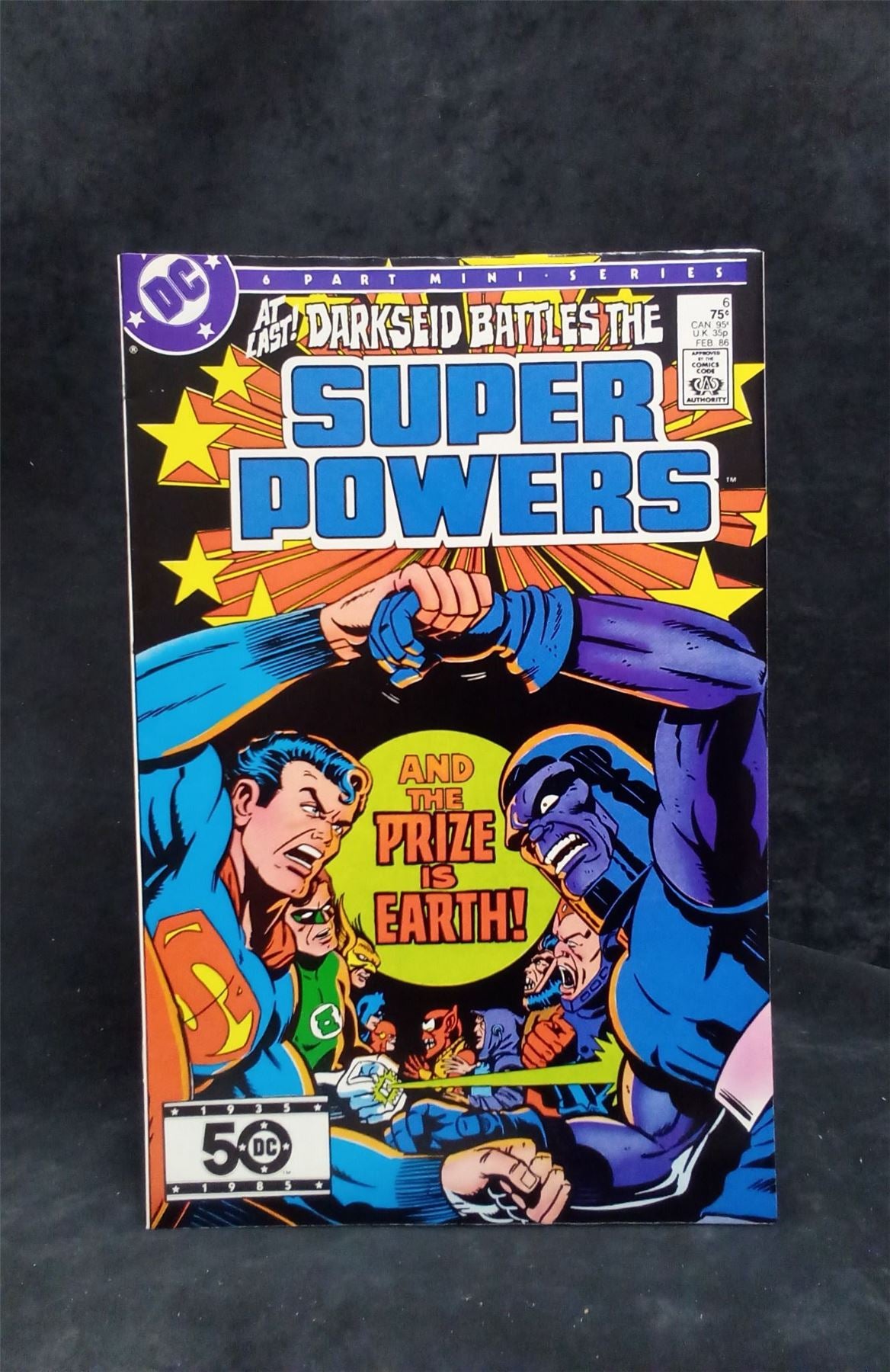 Super Powers #6 1986 DC Comics Comic Book