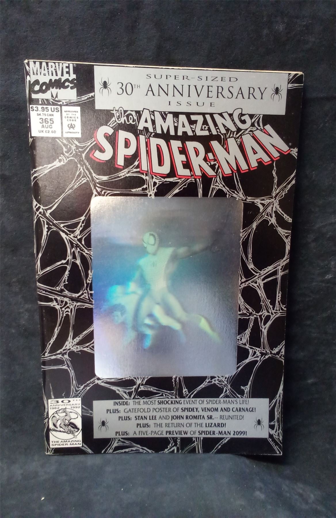 The Amazing Spider-Man #365 Newsstand Edition 1992 marvel Comic Book