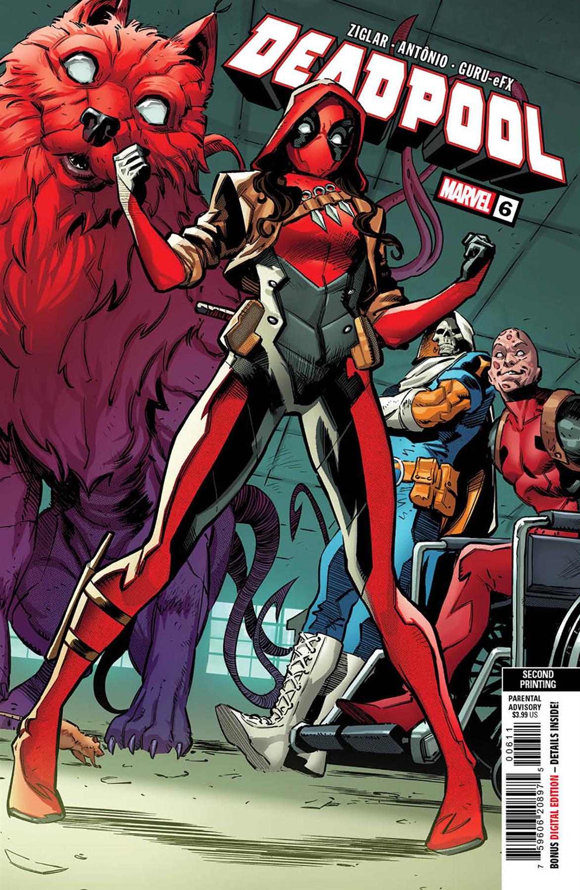 Deadpool #6 2nd Ptg Roge Antonio Var Marvel Prh Comic Book