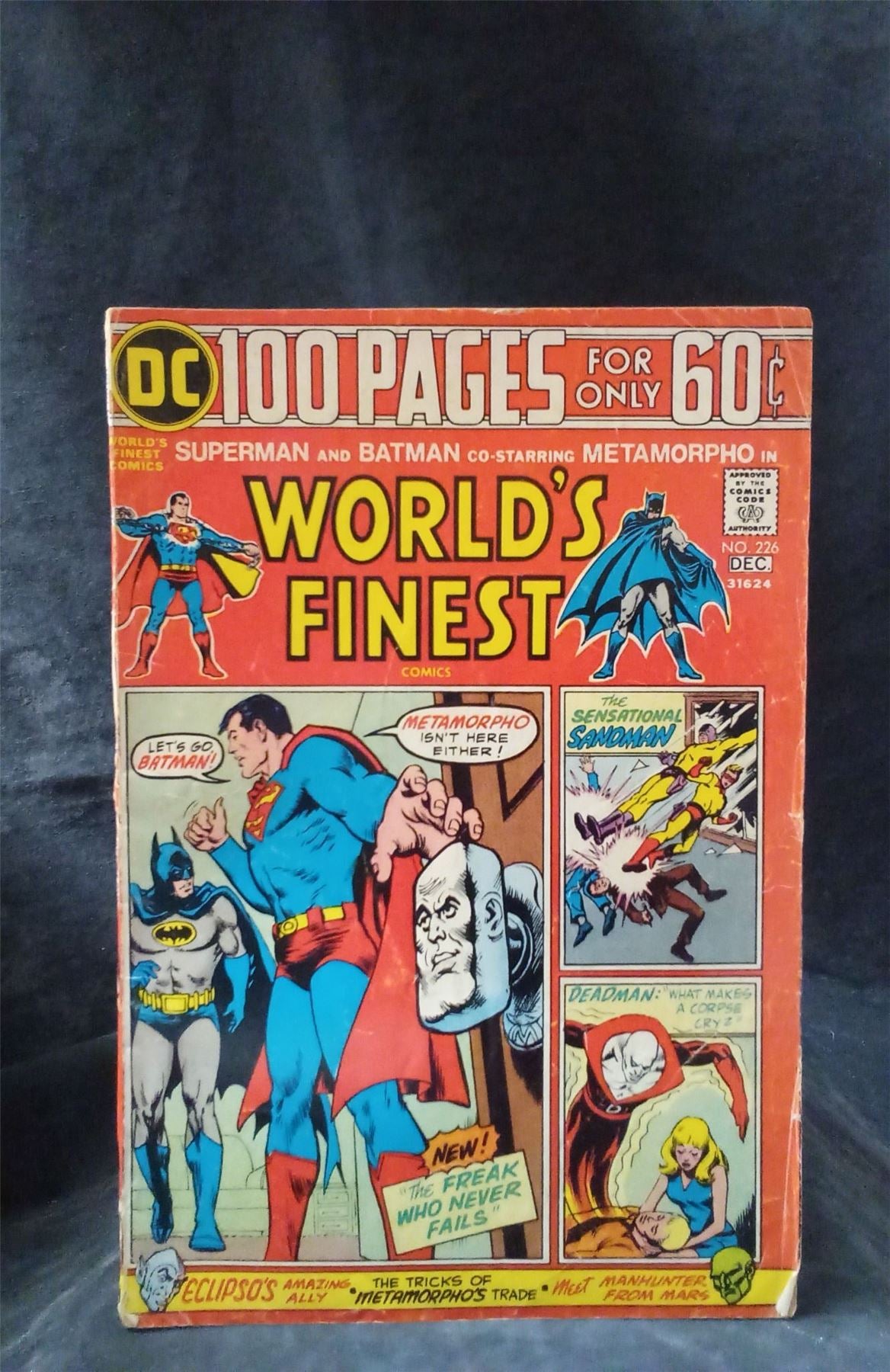 World&#039;s Finest Comics #226 1974 DC Comics Comic Book