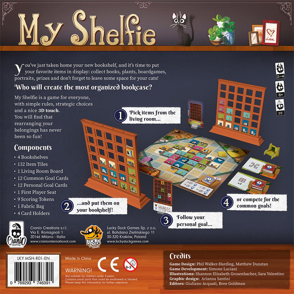 My Shelfie By Lucky Duck Games Board Game