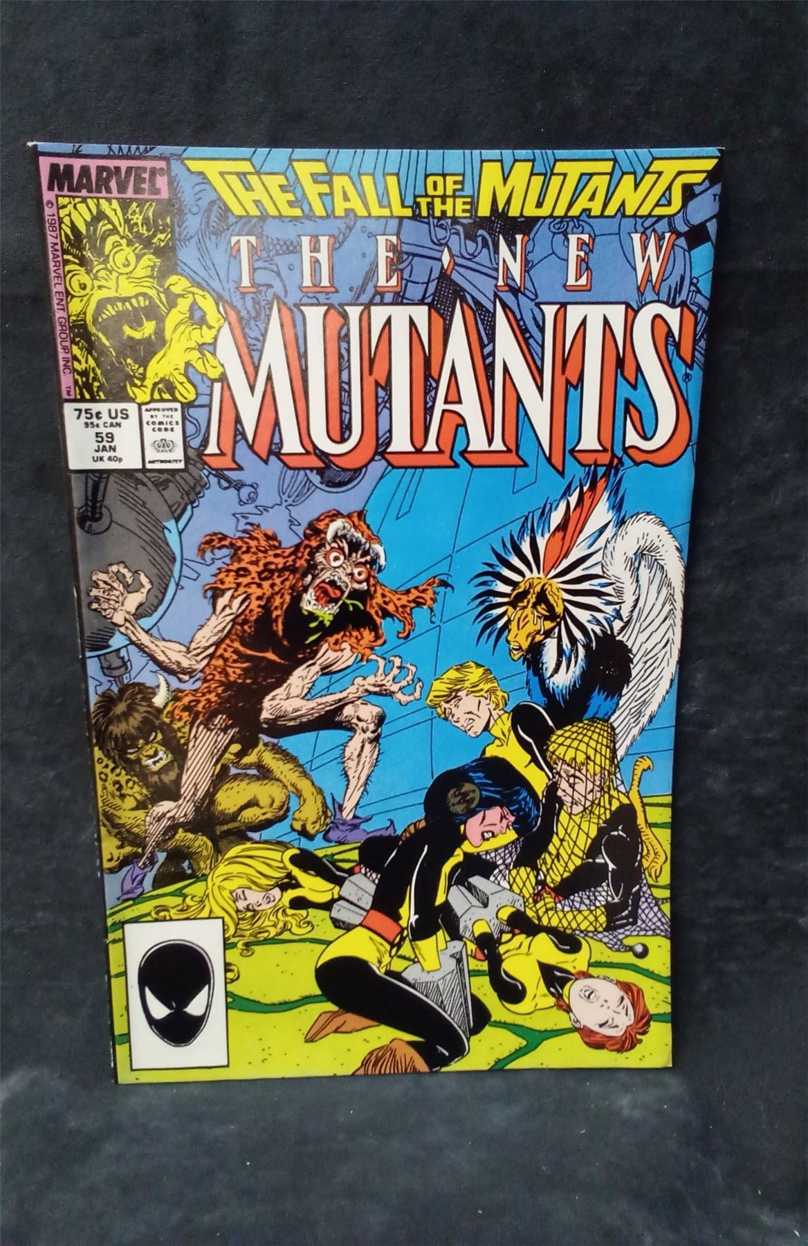 The New Mutants #59 1988 marvel Comic Book