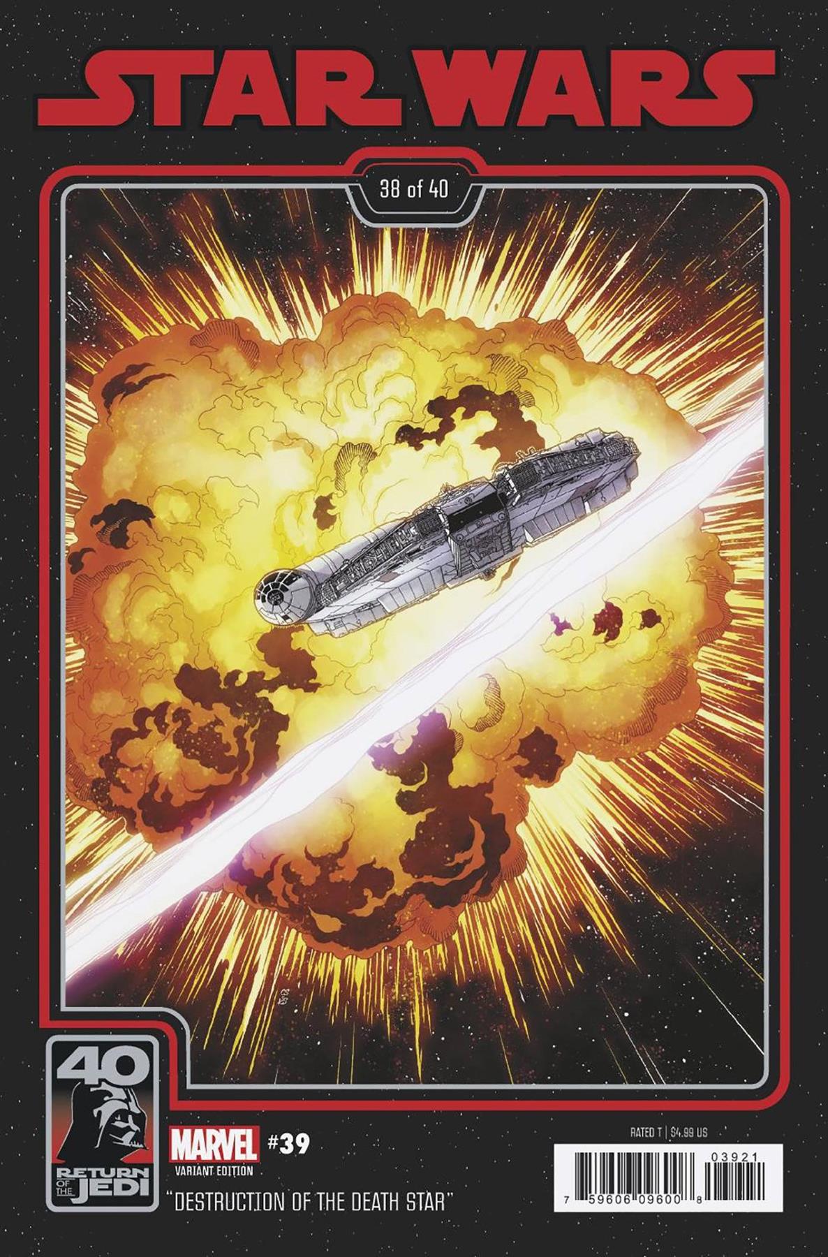 Star Wars #39 Sprouse Return Of The Jedi 40th Anniv Var (Sprouse Return Of The Jedi 40th Anniv Var) Marvel Prh Comic Book 2023