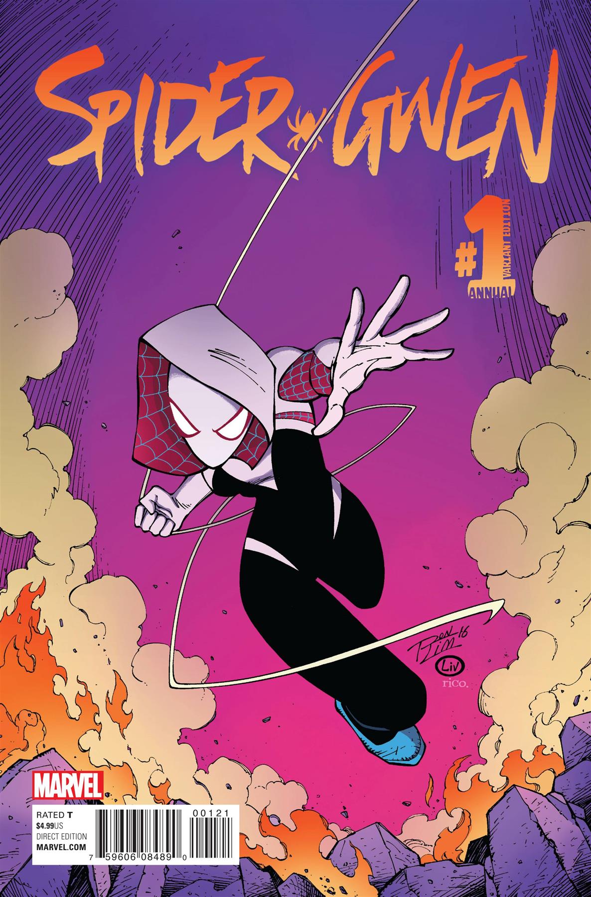 Spider-gwen Annual #1 Robinson Var () Marvel Comics Comic Book