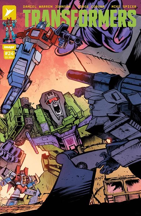 Transformers #24 Cvr F Daniel Warren Johnson & Mike Spicer Wraparound Var Image Comics Comic Book