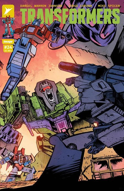 Transformers #24 Cvr F Daniel Warren Johnson & Mike Spicer Wraparound Var Image Comics Comic Book
