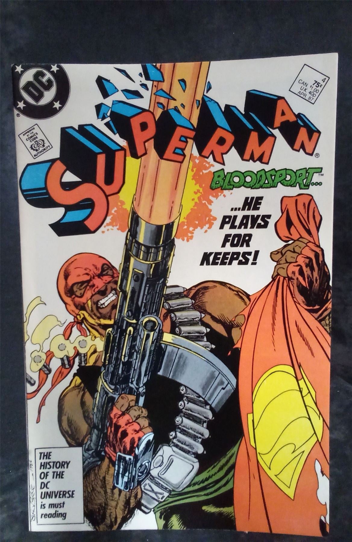 Superman #4 1987 DC Comics Comic Book