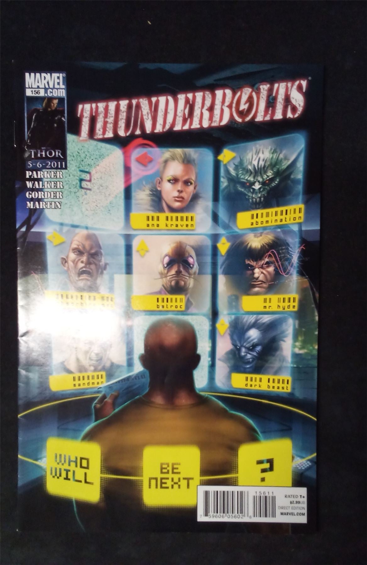 Thunderbolts #156 2011 marvel Comic Book