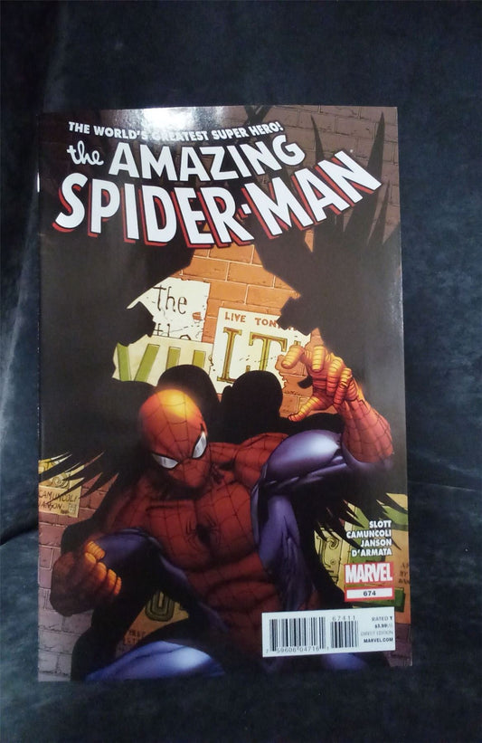 The Amazing Spider-Man #674 2012 Marvel Comics Comic Book