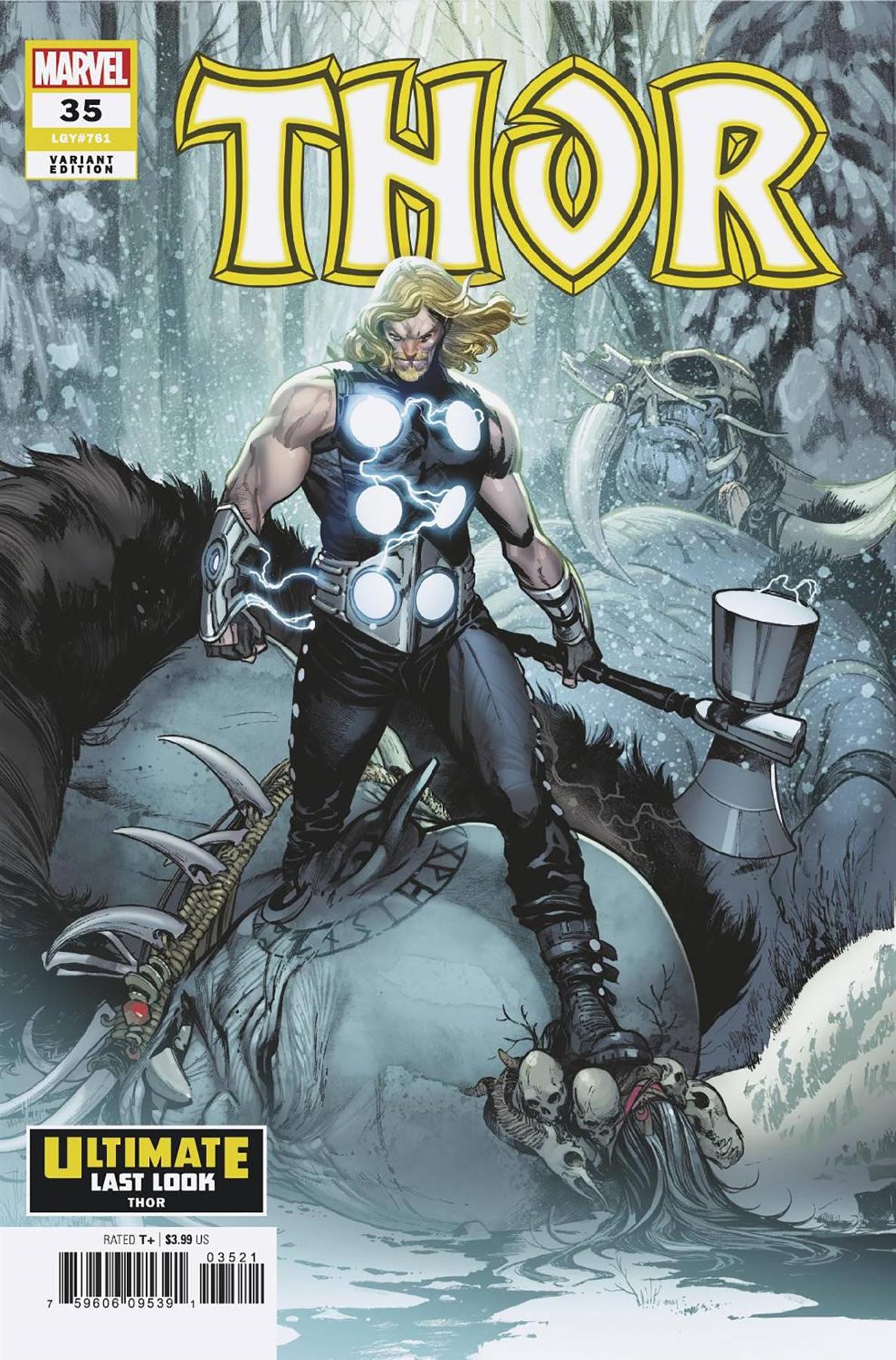 Thor #35 Pepe Larraz Ultimate Last Look Var (Pepe Larraz Ultimate Last Look Var) Marvel Prh Comic Book 2023