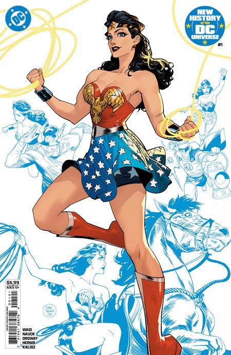 NEW HISTORY OF THE DC UNIVERSE #1 (OF 4) CVR B DAN MORA CARD STOCK VAR  DC Comics Comic Book 2025