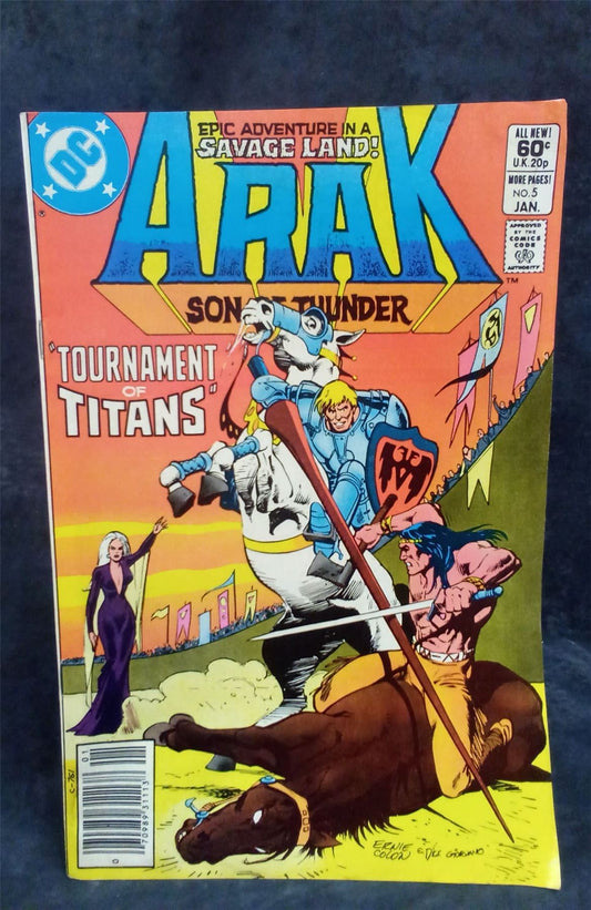 Arak, Son of Thunder #5 1982 DC Comics Comic Book
