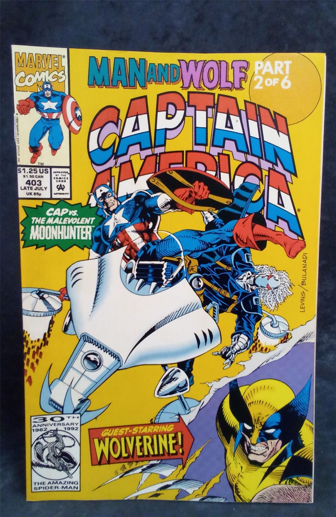 Captain America #403 1992 Marvel Comics Comic Book