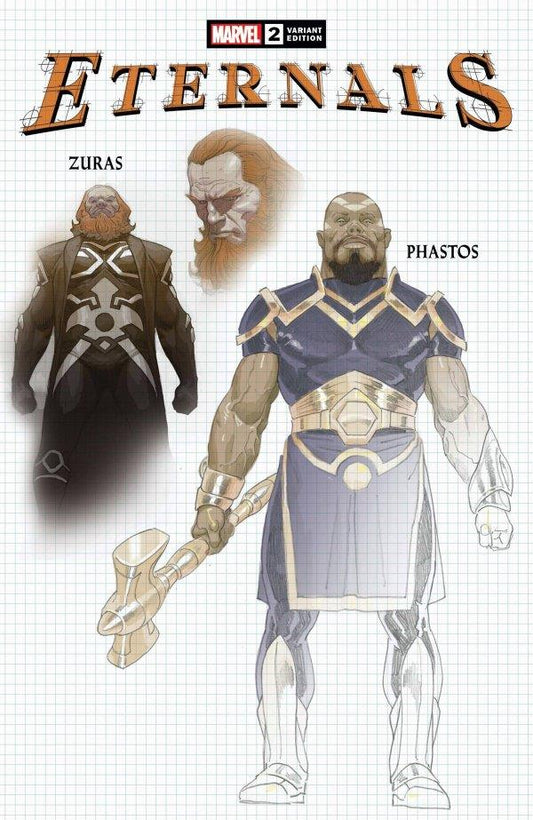 Eternals #2 Ribic Design Var (Ribic Design Var) Marvel Comics Comic Book 2020