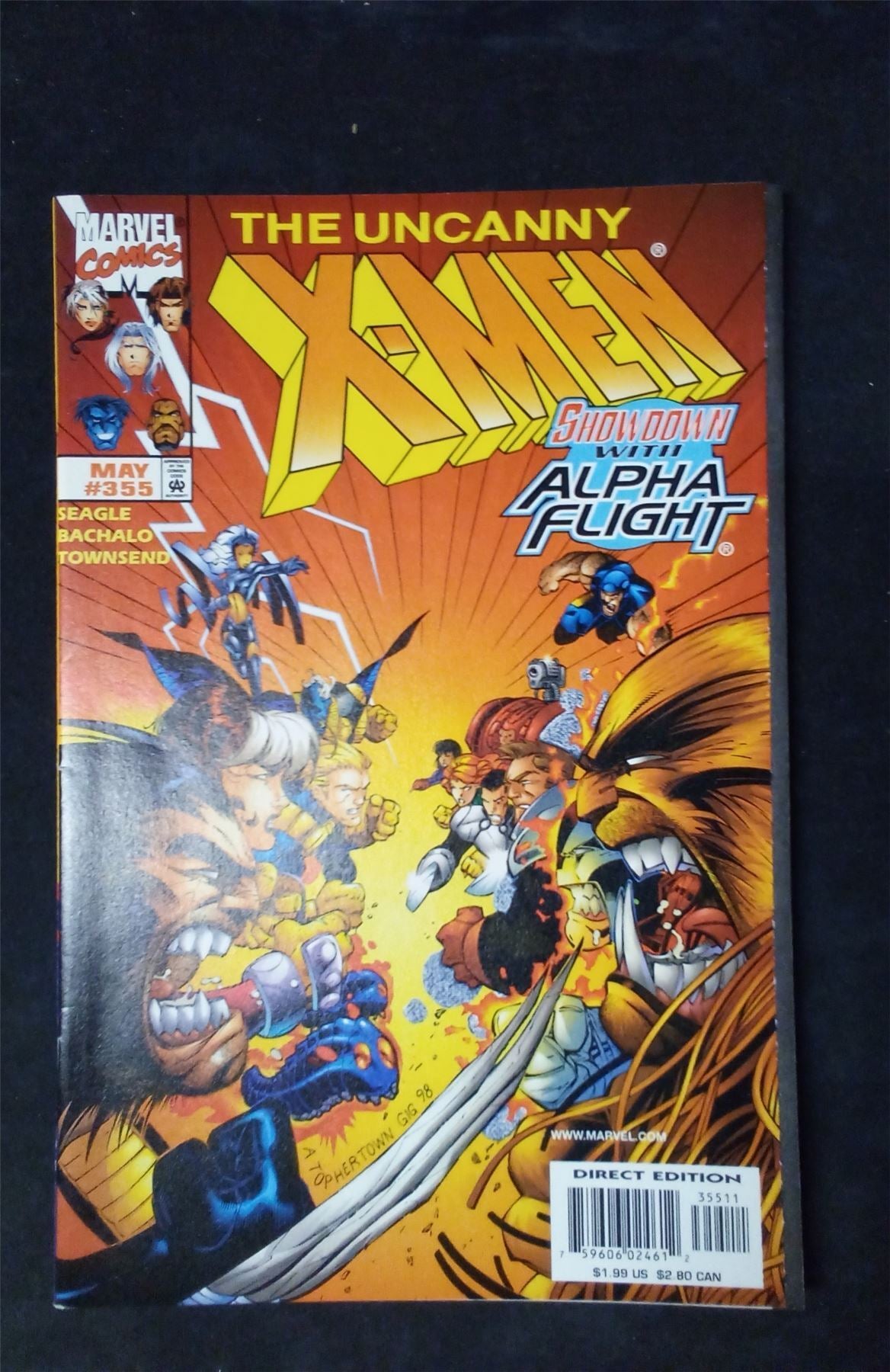 Uncanny X-Men #355 1998  Marvel Comics Comic Book