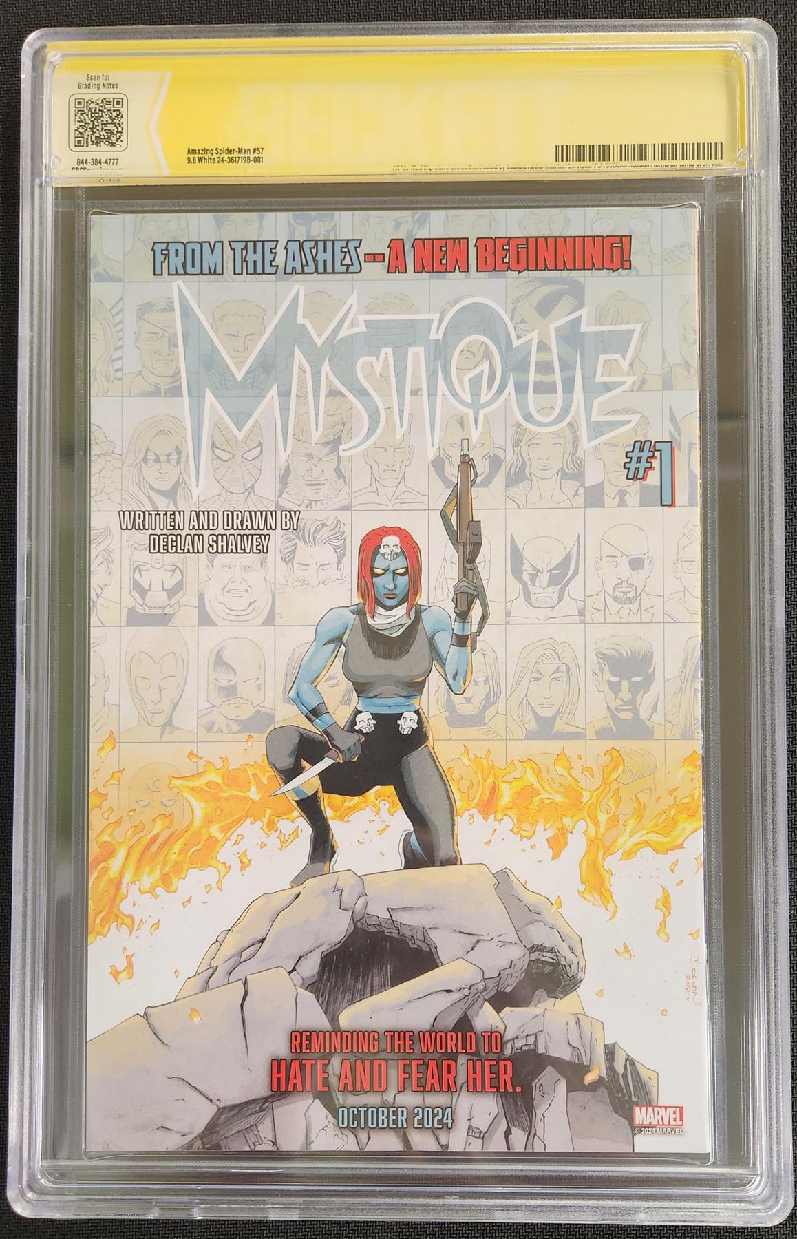 Amazing Spider-Man #57 Marvel 2024 CBCS Signature Series 9.8  Chris Campana Graded Comic Book