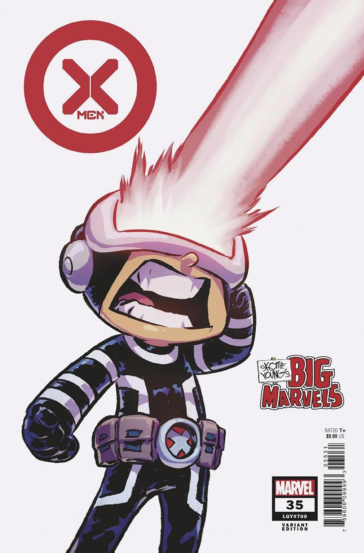 X-men #35 Skottie Young Big Marvel Var (Skottie Young Big Marvel Var) Marvel Prh Comic Book 2024