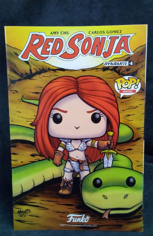 Red Sonja #4 Cover D Funko 2017 Dynamite Entertainment Comic Book