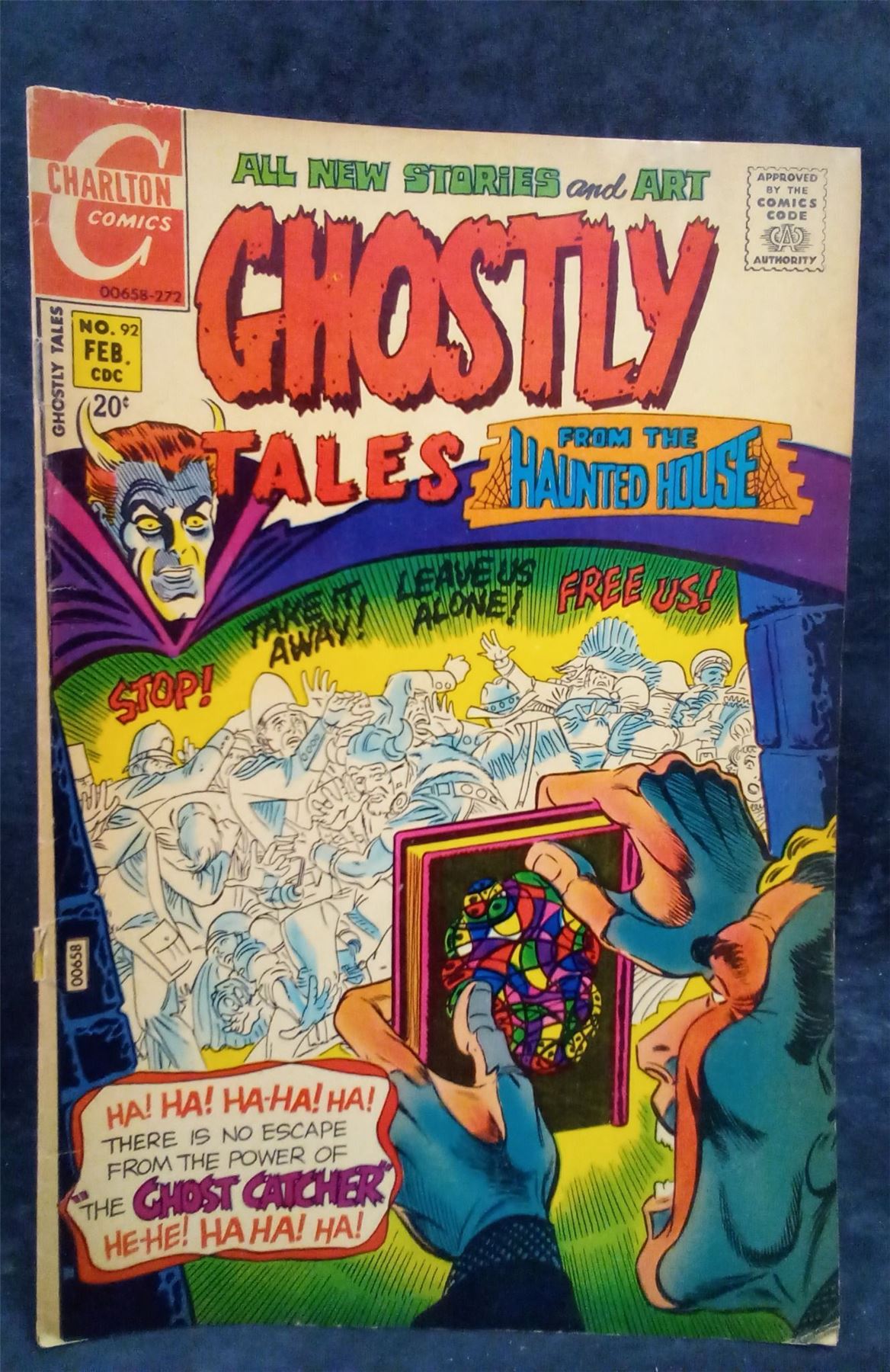 Ghostly Tales #92 1972 charlton Comic Book