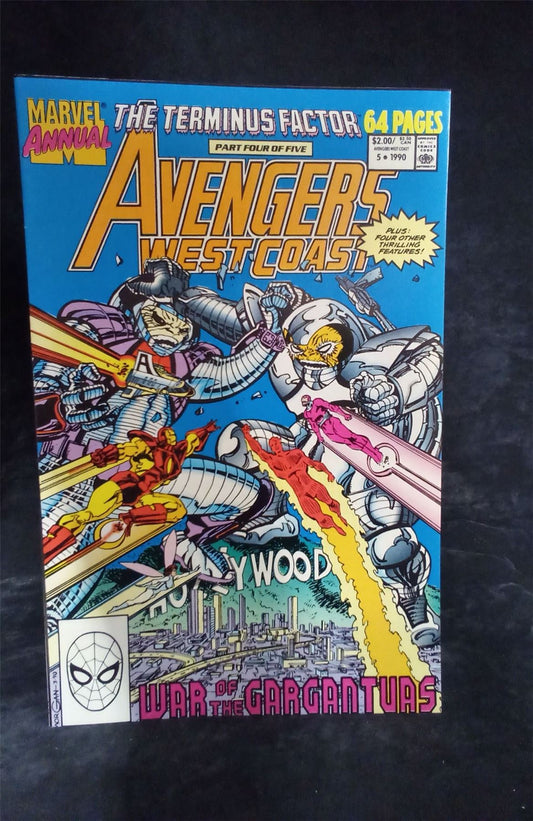 Avengers West Coast Annual #5 1990 Marvel Comics Comic Book