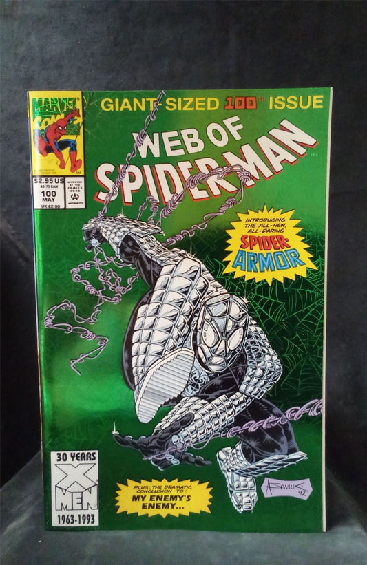 Web of Spider-Man #100 Direct Edition 1993 Marvel Comics Comic Book