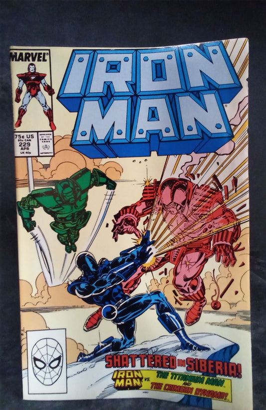 Iron Man #229 Newsstand Edition 1988 Marvel Comics Comic Book