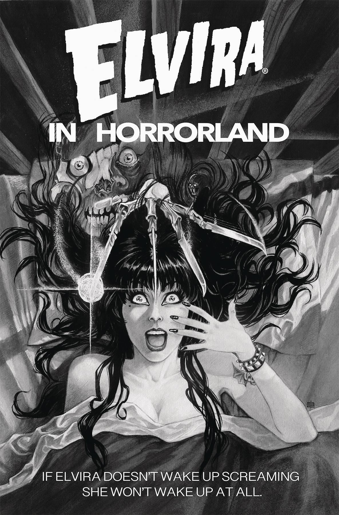 Elvira In Horrorland #4 Cvr G 20 Copy Incv Califano B&w Dynamite Comic Book 2022