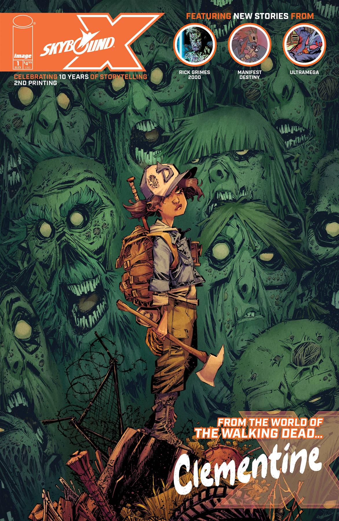 Skybound X #1 2nd Ptg Cvr A Corona (mr) Image Comics Comic Book