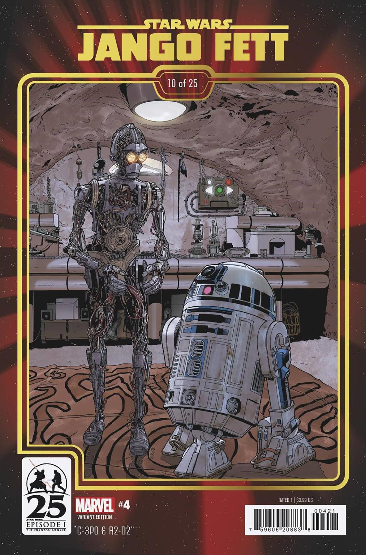 Star Wars Jango Fett #4 Phantom Menace 25th Ann Var (Phantom Menace 25th Ann Var) Marvel Prh Comic Book 2024