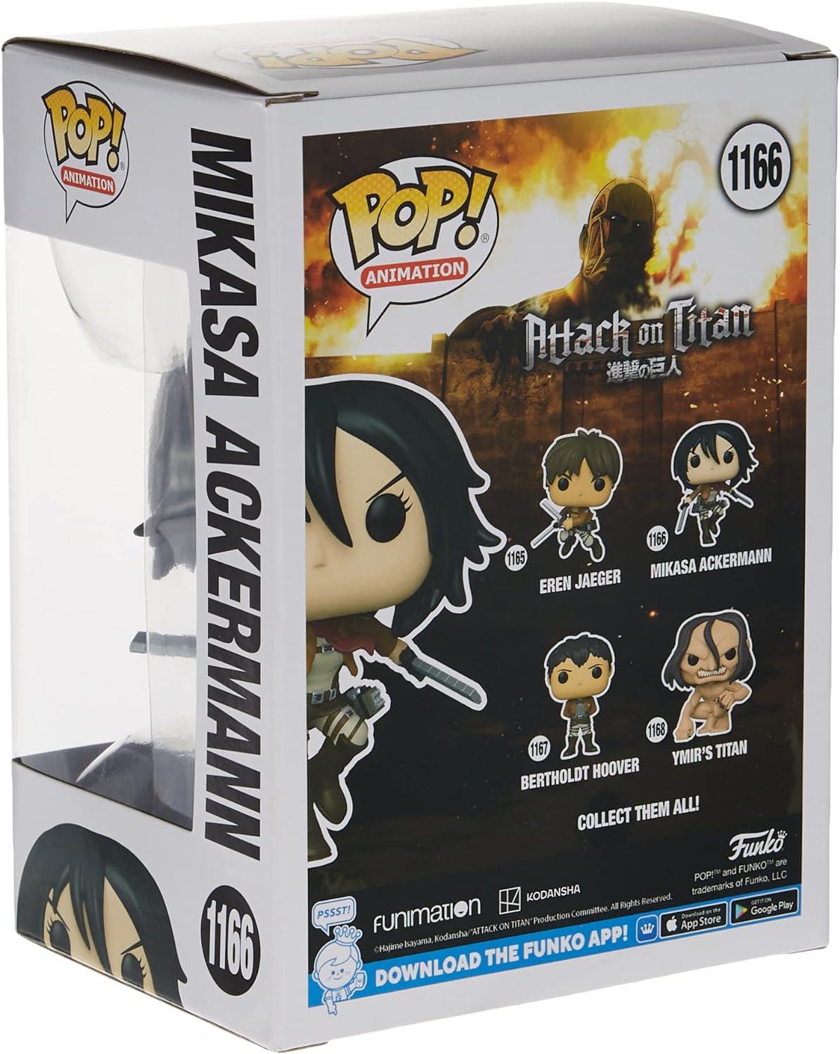 Funko POP Animation: Attack On Titans - Mikasa Ackerman, Multicolor, 57981