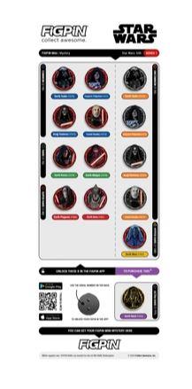 Star Wars Sith Mystery Series 1 Pin by FigPin