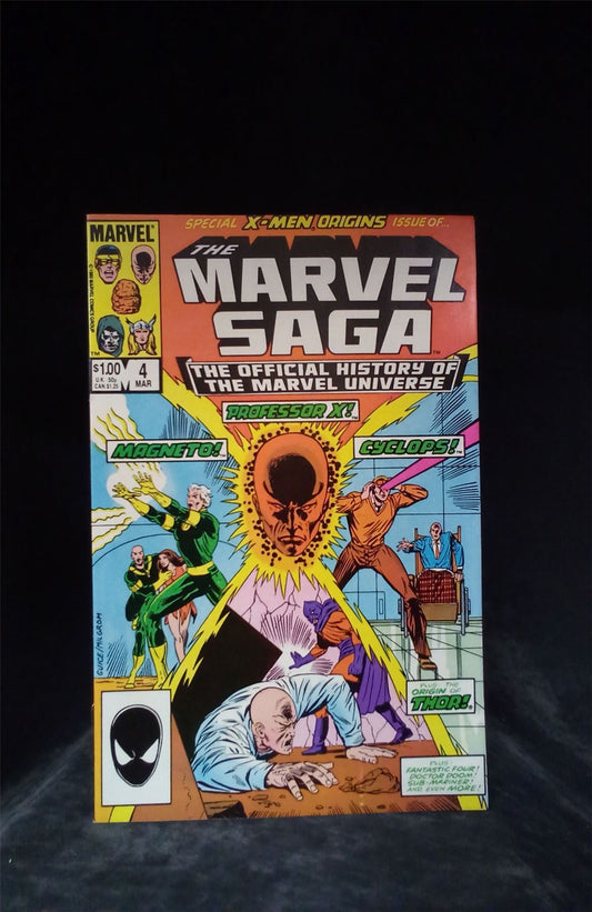 The Marvel Saga The Official History of the Marvel Universe #4 1986 Marvel Comics Comic Book