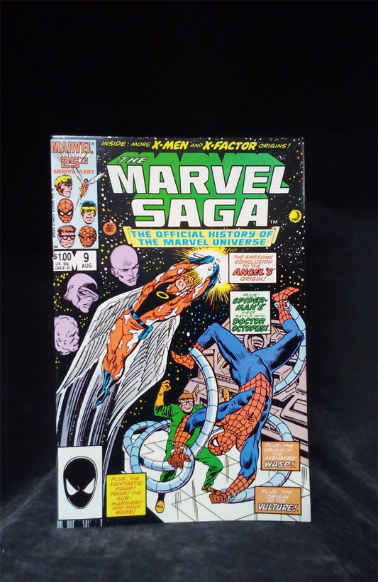 The Marvel Saga The Official History of the Marvel Universe #9 1986 Marvel Comics Comic Book