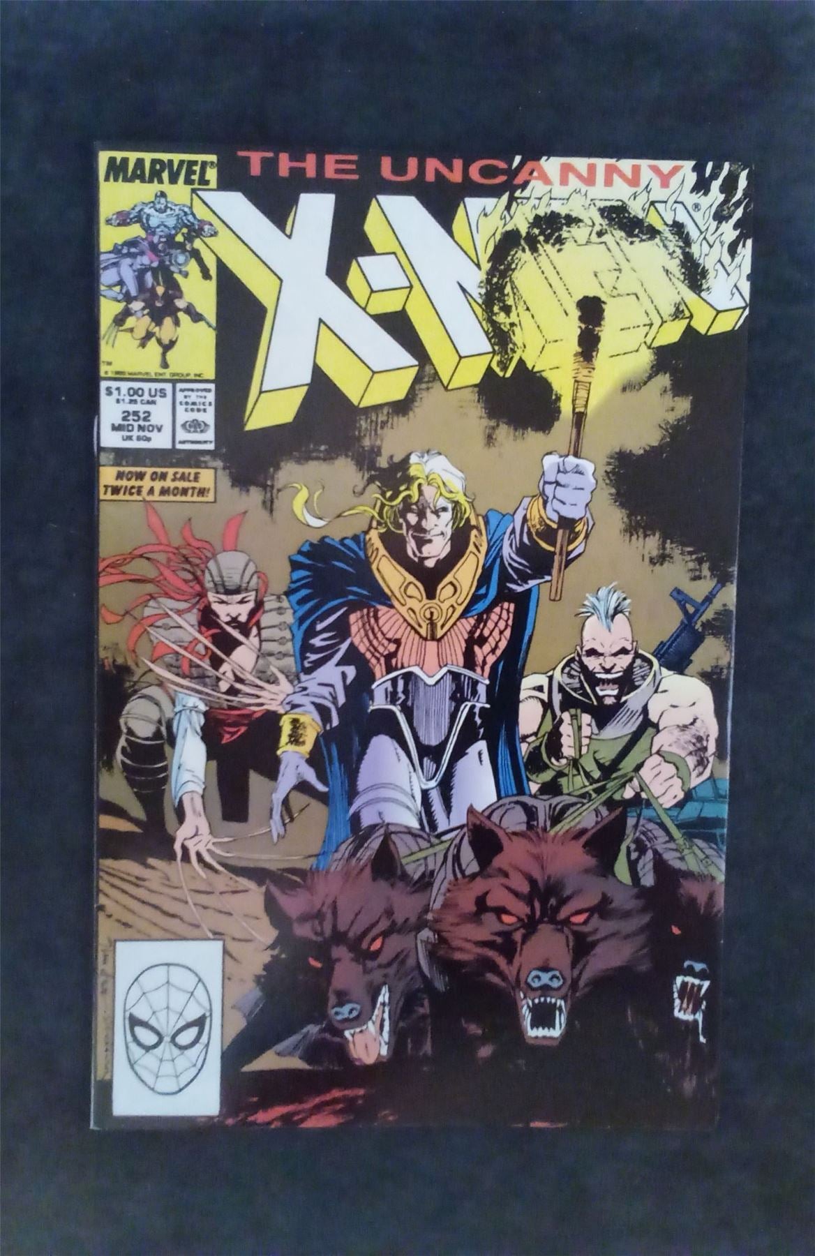 The Uncanny X-Men #252 1989 marvel Comic Book