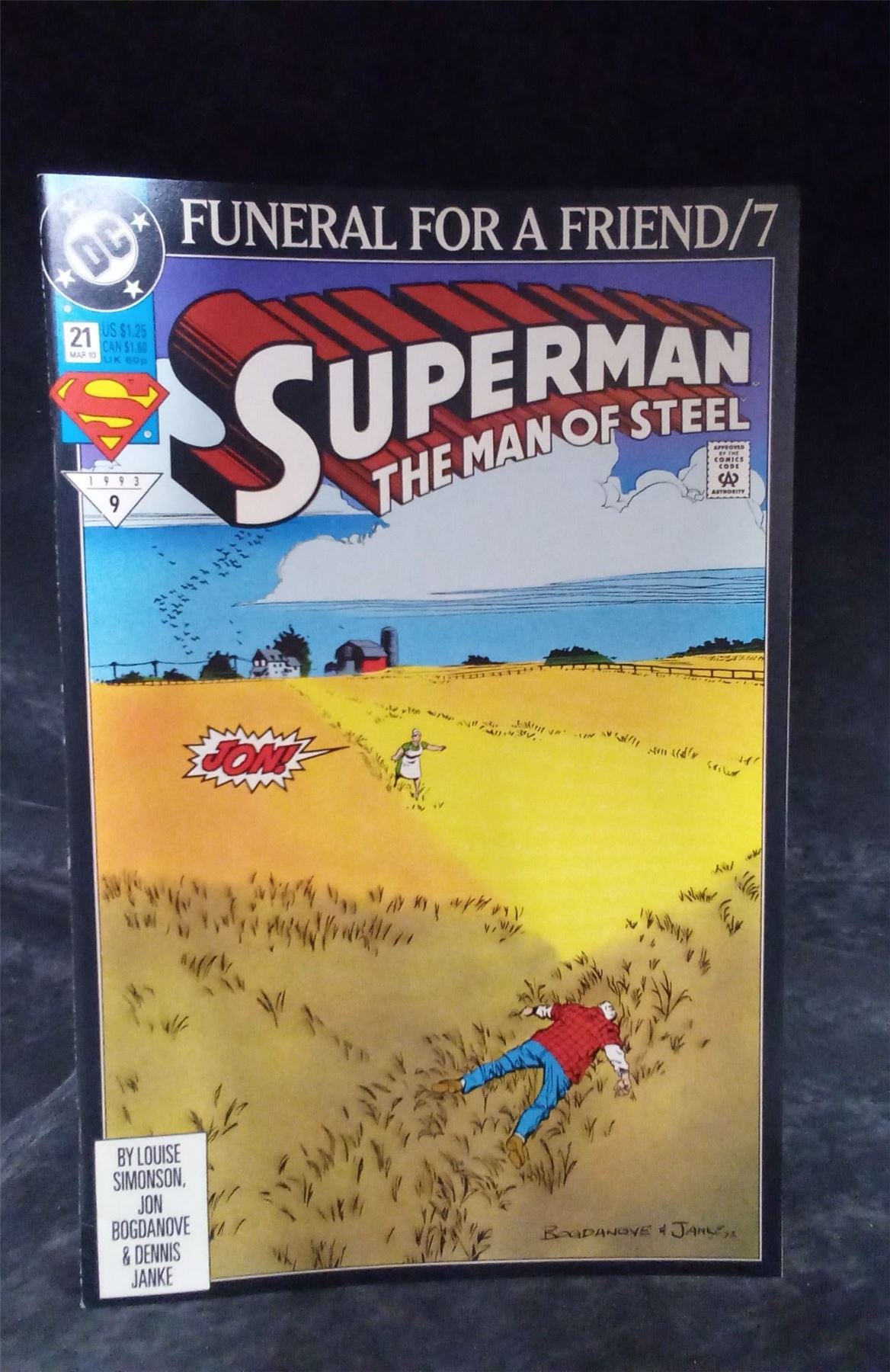 Superman: The Man of Steel #21 DirECt Edition 1993 DC Comics Comic Book