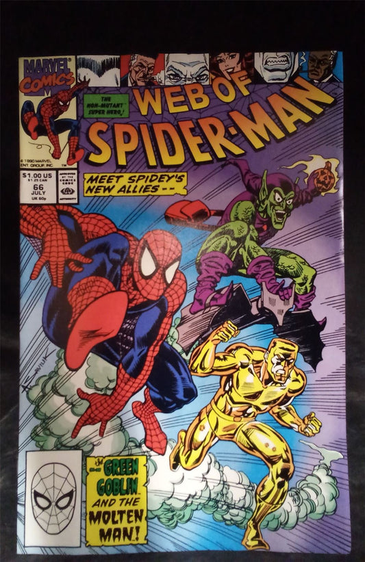 Web of Spider-Man #66 1990 Marvel Comic Book