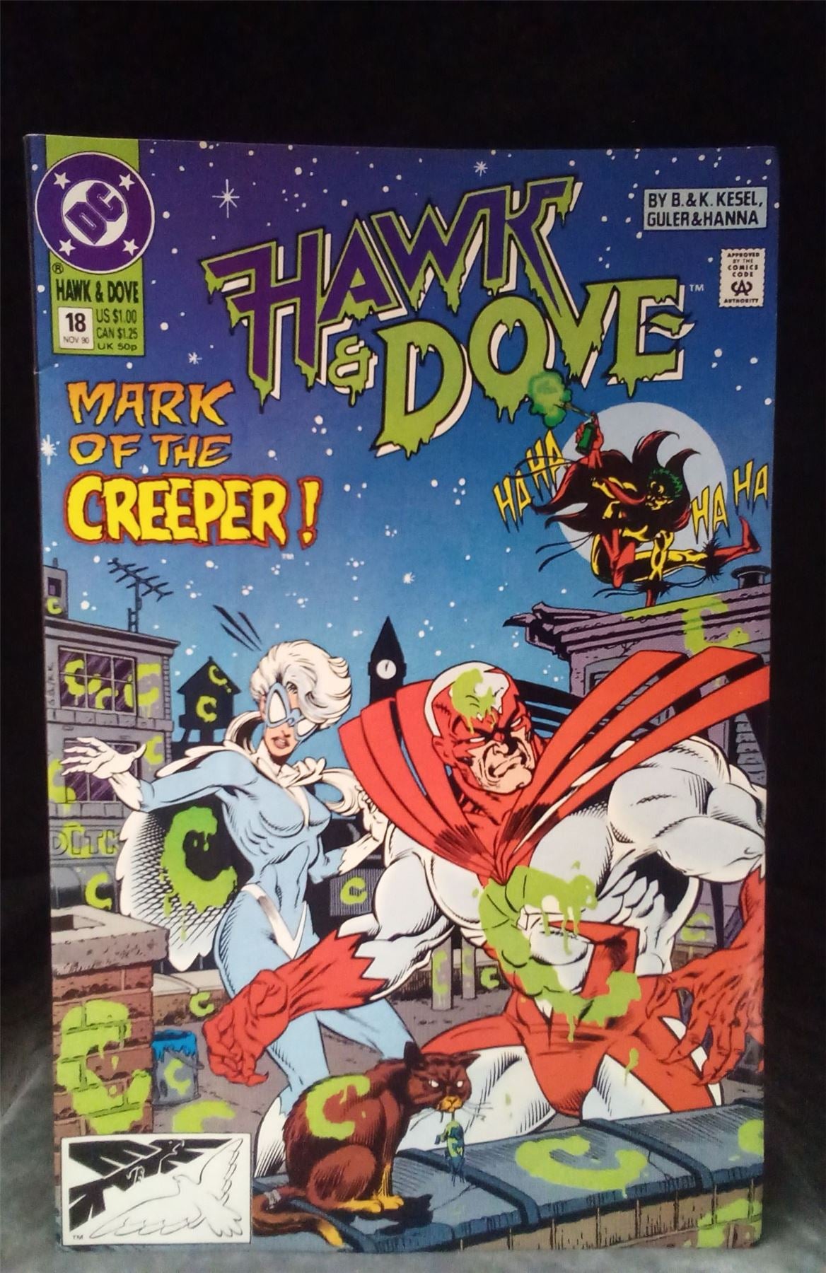 Hawk and Dove #18 1990 DC Comics Comic Book